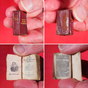 Smallest English Dictionary in the World. >>MINIATURE BRYCE DICTIONARY IN LOCKET<< Publication Date: 1900 CONDITION: GOOD