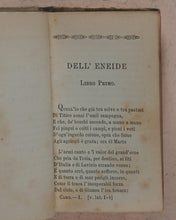 Load image into Gallery viewer, Virgilius Maro, Publius. L'Eneide, volgarizzata da Annibal Caro. Barbèra, G. Firenze. 1873. >>VIRGIL'S 'AENEID' IN UNCOMMON MINIATURE ITALIAN EDITION<<