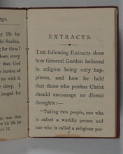 Load image into Gallery viewer, Golden Gleanings from the Thoughts of General Gordon. R.V.G. (editor). Walter Scott, 14 Paternoster Square. London and Newcastle-on-Tyne.