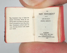 Load image into Gallery viewer, New Testament of the Lord and Saviour Jesus Christ. Bryce, David & Son. Glasgow. 1895.