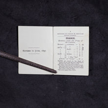 Load image into Gallery viewer, Cook, Thomas. Table of Foreign Moneys, shewing approximate value in sterling. Cook, Thomas & Son. Ludgate Circus. London. 1897