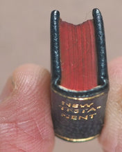 Load image into Gallery viewer, New Testament of the Lord and Saviour Jesus Christ. Bryce, David & Son.Glasgow. 1895. >>Wonderfully bound micro-miniature New Testament<<