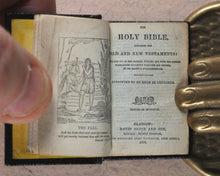 Load image into Gallery viewer, Holy Bible containing Old and New testaments. Bryce, David & Son. Glasgow. 1896.>>Gorgeously rebound English miniature Bible<<