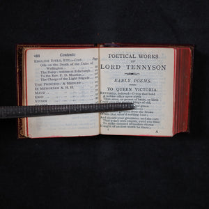 Tennyson, Alfred Lord.&nbsp; Poetical Works. Eyre and Spottiswoode, (Bible Warehouse), Ltd., 33, Paternoster Row. [London]. Circa 1906.