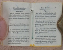 Load image into Gallery viewer, Crowther, Alice. Golden Thoughts from great authors. Frederick A. Stokes Company. New York.  Circa 1900.