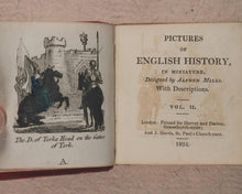 Load image into Gallery viewer, Miniature Historic Library, in Eight volumes. Early illustrated miniature children's books in oak chest. Alfred Mills. Darton and Harvey. London. 1807-