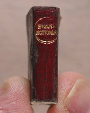 Load image into Gallery viewer, Smallest English Dictionary in the World.  Bryce, David & Son. Glasgow. 1893.>>MINIATURE BRYCE DICTIONARY IN LOCKET<<