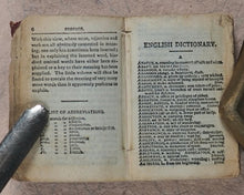 Load image into Gallery viewer, Smallest English Dictionary in the World.  Bryce, David & Son. Glasgow. 1893.>>MINIATURE BRYCE DICTIONARY IN LOCKET<<
