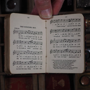 Old English, Scotch and Irish songs with music : a favourite selection. >>MINIATURE BRYCE TARTAN BOOK<< Moodie, William, editor. Publication Date: 1905 CONDITION: VERY GOOD