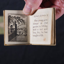 Load image into Gallery viewer, Infant's Library. Marshall, John. Circa 1800. 16 volumes. Complete with original sycamore bookcase.