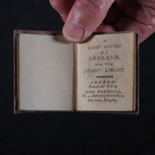 Load image into Gallery viewer, Infant's Library. Marshall, John. Circa 1800. 16 volumes. Complete with original sycamore bookcase.