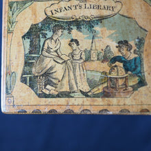 Load image into Gallery viewer, Infant's Library. Marshall, John. Circa 1800. 16 volumes. Complete with original sycamore bookcase.