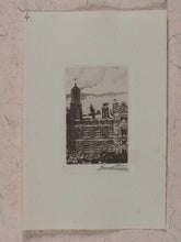 Load image into Gallery viewer, Willis, Frank (1865-1932). Original Set of Signed Artist's India Proof Miniature Line Engravings for H.M.Queen Mary. Willis, Frank (1865-1932). Whitstable, Kent. 1923.