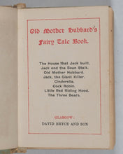 Load image into Gallery viewer, Bryce, David & Son. Glasgow. Advertising. Old Mother Hubbard's Fairy Tale Book. Mellin's Food promo. 1892.