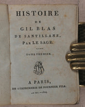 Load image into Gallery viewer, Le Sage, Alain René. Histoire de Gil Blas de Santillane. Fournier Fils. Rue des Rats. No. 3, près celle Galande. Paris 1804.