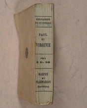 Load image into Gallery viewer, Saint-Pierre, Henri Bernardin de. Paul et Virginie. Marpon, C. et Flammarion, E. 26, rue Racine, près de l'Odéon. Paris. Circa 1892.