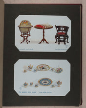 Load image into Gallery viewer, Queens Dolls House postcard album. Raphael Tuck & Sons, Ltd. Circa 1924.
