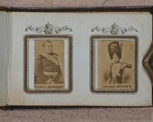 Load image into Gallery viewer, Royal photograph album of albumen miniature portraits. Circa 1868.