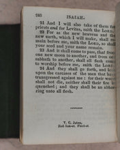 Load image into Gallery viewer, Old Testament. Book of the Prophet Isaiah. Nisbet, James. London. 1833.