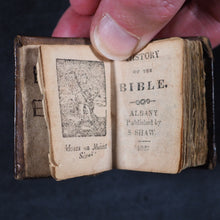 Load image into Gallery viewer, History of the Bible. Shaw, S. Albany. 1828.