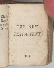 Load image into Gallery viewer, Bible in Miniature or a Concise History of both Testaments. Harris, J. Late Newbery, for Darton & Harvey. London. Circa 1790 according to Bondy or 1807 if you believe Welsh.