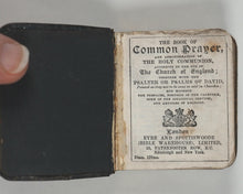 Load image into Gallery viewer, Church of England. Book of Common Prayer and Administration of the Holy Communion According to the Use of the Church of England. Eyre & Spottiswoode. London. Circa 1900.