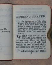 Load image into Gallery viewer, Morning Prayer, Collects and Psalms. Taken from the Book of Common Prayer. University Press. Henry Frowde. Oxford and London. Circa 1905.