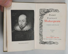 Load image into Gallery viewer, Shakespeare, William. Pocket Portrait Shakespeare. Complete with glossary. Bryce, David & Sons. Glasgow. Circa 1899.