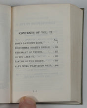Load image into Gallery viewer, Shakespeare, William. Pocket Portrait Shakespeare. Complete with glossary. Bryce, David & Sons. Glasgow. Circa 1899.