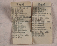 Load image into Gallery viewer, Almanach 1879. Germany. Novel brass folding case.