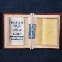 Load image into Gallery viewer, Holy Bible containing Old and New testaments Bryce, David & Son. Glasgow. 1901. Burns Bible with original mauchline Clanranald tartanware box