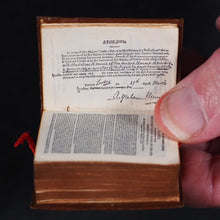 Load image into Gallery viewer, Holy Bible containing Old and New testaments Bryce, David & Son. Glasgow. 1901. Burns Bible with original mauchline Clanranald tartanware box