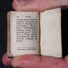 Load image into Gallery viewer, Petit Paroissien de la Jeunesse. Marcilly. Rue St. Jacques, no. 10. Paris. Circa 1840.