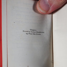 Load image into Gallery viewer, Scott, Sir Walter. Poetical Works Bryce, David & Son. Glasgow. Scott's Works in Six Volumes. Circa 1890. Printed by Robert Maclehose, 153 West Nile Street, Glasgow.