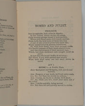 Load image into Gallery viewer, Shakespeare's House. Ulster Stationery Company. Containing Illustrated Pocket Shakespeare. Bryce, David & Son. Glasgow. 1886.