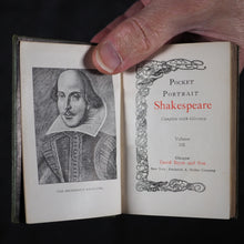 Load image into Gallery viewer, Shakespeare, William. Pocket Portrait Shakespeare. Complete with glossary. Bryce, David & Sons. Glasgow. Circa 1899.