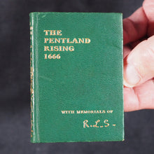 Load image into Gallery viewer, Stevenson, Robert Louis. Pentland Rising: A page of history. 1666. With Memorials of Robert Louis Stevenson. Bryce, David & Son. Glasgow. Circa 1905. With original brass bust.