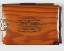 Load image into Gallery viewer, Mauchline Miniature Notebook from Inverary Castle. Scotland, Circa 1878.