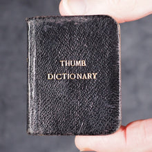 Load image into Gallery viewer, Bryce's Thumb English Dictionary. Bryce, David & Son. Glasgow. Circa 1888. In ' Midgets' slipcase.