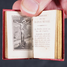 Load image into Gallery viewer, Petit Paroissien de la Jeunesse. Marcilly. Rue St. Jacques, 10. Paris. Circa 1840. Original slipcase, magnifying glass and case.