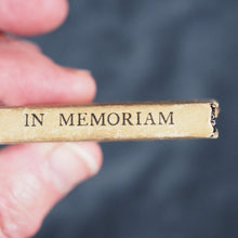 Load image into Gallery viewer, Tennyson, Alfred Lord. In Memoriam. Bryce, David & Son Glasgow. Circa 1905. With dustjacket.