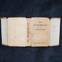 Load image into Gallery viewer, Tennyson, Alfred Lord. In Memoriam. Bryce, David & Son Glasgow. Circa 1905. With dustjacket.