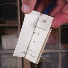 Load image into Gallery viewer, Queen Elizabeth ii. E.R. Coronation Souvenir Memo Book. >>MINIATURE "FINGER" CORONATION SOUVENIR<< Publication Date: 1953 CONDITION: VERY GOOD