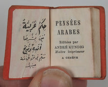 Load image into Gallery viewer, Pensées Arabes. Kundig, Andrée. Genève. 1957.