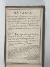 Load image into Gallery viewer, Marcel, Guillaume. Tablettes chronologiques contenant suite des papes, empereurs & roys, pour servir de plan à ceux qui lisent l'histoire profane : présentées au roy. Mortier, Chez Pierre, libraire. Amsterdam. 1686.