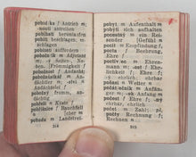 Load image into Gallery viewer, Autrata, František Václav. Kolibří Slovníček česko-německý- Liliput Wörterbuch böhmisch-deutsch. Printed by Th. Vents, p. s ro. Prague. 1913.