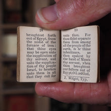 Load image into Gallery viewer, Solomon's Prayer at the Dedication of the Temple. >>VERY RARE PROVINCIAL MINIATURE JUVENILE BOOK<< Publication Date: 1839 CONDITION: VERY GOOD