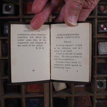 Load image into Gallery viewer, Considerations from Confucius. >>MINIATURE CONFUCIAN BOOK<< Confucius. Arranged with a foreword by R. Dimsdale Stocker. Publication Date: 1910 CONDITION: NEAR FINE