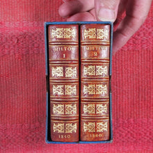 Load image into Gallery viewer, Milton, John. Poetical works of John Milton >>MINIATURE SIGNED BINDING<< Publication Date: 1840 CONDITION: VERY GOOD