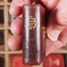 Load image into Gallery viewer, Tom Thumb Calendar, Diary and Proverb Book for 1893. >>SCARCE TOM THUMB MINIATURE BOOK<< Publication Date: 1892 CONDITION: VERY GOOD